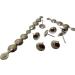 Decotacks Silver Upholstery Nailhead Trim, 4 Strips, 11mm Head, 6 Meter Coverage, Nickel/Silver Finish - Buy Online on GoSupps.com