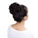 Tess Dark Brown Hair Part Dutt Tie - Wavy Small Knot Updo Hairstyles | Affordable Hair Extensions for Women - 30g - Buy Online on GoSupps.com