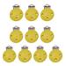 Lckiioy 10Pcs Baby Pacifier Clip Set - Yellow Pacifier Chain Clips & Nipple Holders for Newborns | International Shipping Available - Buy Online on GoSupps.com