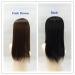 18 Long Straight Bangs Hairpiece for Women | Dark Brown Thinning Hair Solutions - Buy Online on GoSupps.com