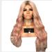BGHJUE African Pink Long Roll Synthetic Hair Wig for Black Women - Heat Resistant Stylish & Durable - Buy Online on GoSupps.com