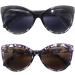HYKaada 2 Pairs Invisible Line Cateye Bifocal Reading Sunglasses for Women - 1 Smoke & 1 Brown Lens, 2.5x - Buy Online on GoSupps.com