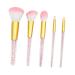 5 Set Professional Makeup Brushes for Women - Blending Eyebrow Foundation & Blush - Miss Pink Major - Buy Online on GoSupps.com