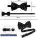 Aoowu Adjustable 2.5 cm Braces with Fly for Men & Women - Durable Black with 3 Metal Clips | Stylish & Functional - Buy Online on GoSupps.com