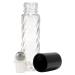 GreenHealth 2-Pack Refillable Glass Perfume Roll-on Bottles - Plain & Swirl Design 10ml Travel Size - Buy Online on GoSupps.com
