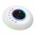 White Noise Machine with Night Light Mode Portable Sleep Sound Machine with 28 Soothing Timers Sound Therapy Suitable for Adults Baby Kids