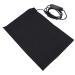 Lumbar-heated belt 5V 2A portable foldable USB electric heating cushion 3 temperature levels lumbar vertebrae Pads for back/stomach/waist/clothing (24x17cm)
