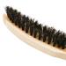 Beard Brush for Men - Wooden Stubble & Growth Comb | Badger Hair & Mustache Grooming - Buy Online on GoSupps.com