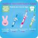 MAM Learn to Brush Set (1 Baby's Brush Toothbrush 1 Training Brush 1 Safety Shield) Baby Toothbrushes with Brushy the Bear Interactive App For Girls 5+ Months Pink - Buy Online on GoSupps.com