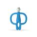 Matchstick Monkey Antimicrobial Silicone Teether & Gel Applicator Easy To Grip BPA Free 3 Months Old+ 11 cm Blue Monkey Blue Monkey 3 Months Old+ 1 Monkey Teether