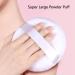 Buy White 13CM Large Round Facial Sponge Puff | Cotton Powder Puff for Makeup & Body | Ideal for Loose Powder & Foundation - Buy Online on GoSupps.com