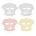 4 Pieces Of Facial Patch Sheet Mask Cover Silicone Mask Cover Moisturizing Mask Cover Facial Beauty Mask Cover