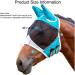 Horse Fly Mask Horse Eye Mask Extended View Mosquito Protection Removable for Horses S Blue Green - Buy Online on GoSupps.com