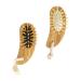 Combine 2 pieces of beech comb women combat scalp massage devices haircomb hair massage bums wood degradation struggles haircuts hairdryer combats antistatic hair brush