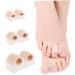Bunion Toe Separators - 6 Pairs Foot Protectors for Men - Big Toe Splint Dividers - Thumb Gel Separator - Multipurpose Tool (As Shown) - 2.7x2.2cm - Buy Online on GoSupps.com