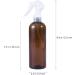 Beaupretty 3-Pack Amber Plastic Spray Bottles | Refillable Essential Oil & Cleaning Containers - Buy Online on GoSupps.com
