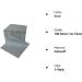 Sellaviva Gray Cocktail Napkins - 24x24 2-Layer Disposable Pulp - Silver Gray Coasters for Parties & BBQ - 100 Pieces - Buy Online on GoSupps.com