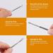 Beiyoule 7pcs Ear Cleaner Kit - Stainless Steel Ear Wax Removal Tools with PU Leather Case - Buy Online on GoSupps.com