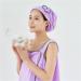 Coral Velvet Bath Towel Set for Adults - Sling Bath Skirt Hair Band & Dry Hair Cap | Luxury Home Essentials - Buy Online on GoSupps.com