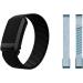 WHOOP 4.0 Wearable Health Fitness And Activity Tracker - Black & Ultra-Soft SuperKnit Accessory - Ice