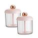 Outanaya 2pcs Transparent Foaming Bubbler Tool Fast Foaming Face Cleanser Maker Non-skid Design for Deep Cleaning Suitable for Cleansing Milk Shampoo Shower Gel and More