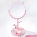 Louphee Cute Cat Ears Desk Mirror - Kawaii Vanity Mirror for Bathroom or Bedroom in Pink - Buy Online on GoSupps.com