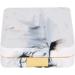 Portable Marble Surface Mirror Square Contact Lens Case - Gold | International Shipping Available - Buy Online on GoSupps.com