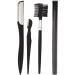Eyebrow Grooming Kit Stainless Steel Eyebrow Trimming Tools with Storage Bag for Women Men - Buy Online on GoSupps.com