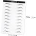 Balacoo 2 Sheets Waterproof Stickers Eyebrow Makeup Supplies Eyebrow Stickers Miss Artificial The Lazy - Buy Online on GoSupps.com
