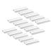 Didiseaon 100pcs Eyebrow Trimming Blade Hair Trimmers Facialhair Shaving Razors for Men Facial Hair Remover Razor Eyebrow Trimmer Cutter Nose Hair Stainless Steel Disposable Tool