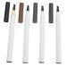Outanaya 4pcs Four Forked Eyebrow Pencil Cosmetic Finger Holder Protector Eyebrow Pencil Dark Brown Abs