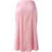 Shop Elegant Women's Knee-Length Lace Trim Mini Skirt | Adjustable Vintage Floral Swing Skirt in Pink - Buy Online on GoSupps.com