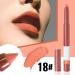 EVPCT 3Pcs Nude Beige Orange Brown Matte Lipstick & Lip Liner Set | Waterproof & Long Lasting 24hr Wear | Includes Sharpener | 3 Count - Buy Online on GoSupps.com