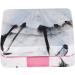 BTOSEP Hot Pink Portable Square Contact Lens Case with Marble Surface & Mirror - Ideal for Travel & Daily Use - Buy Online on GoSupps.com