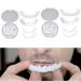 2 pairs of tooth rails dentures teeth for plug in dentures of provisional teeth immediate veneers teeth for men women bad tooth whitening alternative.