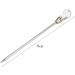 3pcs Nail Art Stirring Rod Stainless Steel Acrylic Powder Liquid Uv Gel Spoon Spatula Dotting Pen Nail Manicure Pin - Buy Online on GoSupps.com