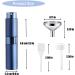 SONGQEE 8ml Travel Perfume Atomiser Refillable Mini Refillable Perfume Bottle Aftershave Spray Bottle Upgraded Perfume Atomizer Perfume Pod and Refill Pump for Outdoor Traveling (Blue) - Buy Online on GoSupps.com
