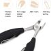 Nail Clipper Set Pliers Tool Pedicure Dead Skin Remover Set Pedicure Clipper for Women Men(Black suit) - Buy Online on GoSupps.com