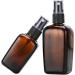 ERICAT Square Perfume Spray Bottle Dark Brown Refillable Portable Glass Split Bottle Travel Cosmetic Container With Cap (Color : Brown Size : 100ml) 100ml Brown - Buy Online on GoSupps.com