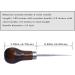 ZLKSKER Wooden Handle Scratch Awl for Leather Punch Hole or DIY Handmade (Gourd Awl ) -1pcs - Buy Online on GoSupps.com