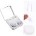 Gatuida 8-Compartment Glasses Case & Contact Lens Organizer - Portable Marble Mini Holder & Plastic Container for Travel - Buy Online on GoSupps.com