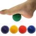 Durable PVC Massage Balls for Hands & Feet - Spiked Hedgehog Fitness Balls 7 cm Purple - International Shipping Available - Buy Online on GoSupps.com