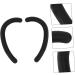 Buy Healeeved 20 Pair Anti-Snag Silicone Earring Protectors Soft Ear Bruise Relief Glasses Ear Pads & Earmol Hooks (1 Pack) - Black - Buy Online on GoSupps.com
