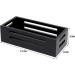 Black Decor Box: Toilet Tank Topper Wood Basket for Back of Toilet Storage - Buy Online on GoSupps.com
