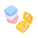 Partykindom 4 pieces contact lens container contact lens box contact lenses case colored contact lens box container for cosmetic lenses for cosmetic lentils mini protection