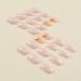 SINLOV Short Square Fake Nails Maple Leaves Glossy Press on False Nails Pink Nude French Full Cover False Nails for Women and Girls - Buy Online on GoSupps.com