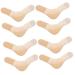 FOMIYES 4 Pairs Heel Protector Heel Cushion Heel Sleeve Pad Cracked Heel Relief Sleeves Gel Heel Cups Silicone Heel Guards Heel Covers for High Heel Shoes TPR Foot