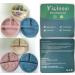 Vicloon Baby Suction Plate 3Pcs - Non Slip Silicone Weaning Plate for Toddler Kids - Divided Dishes for Self Feeding - Fits Highchairs Trays - Blue/Pink/Beige - Buy Online on GoSupps.com