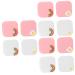 Partykindom 12 STK contact lens container Local travel lenset pink suction lens container for lens storage containers for lenses Press the storage box glasses case travel plastic