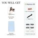 Doores Clip-In Extensions - 30cm 12 Inch Real Hair - Chocolate Brown #4 - 7 Piece 80g Remy Human Hair Extensions for Thick Natural Look - Buy Online on GoSupps.com